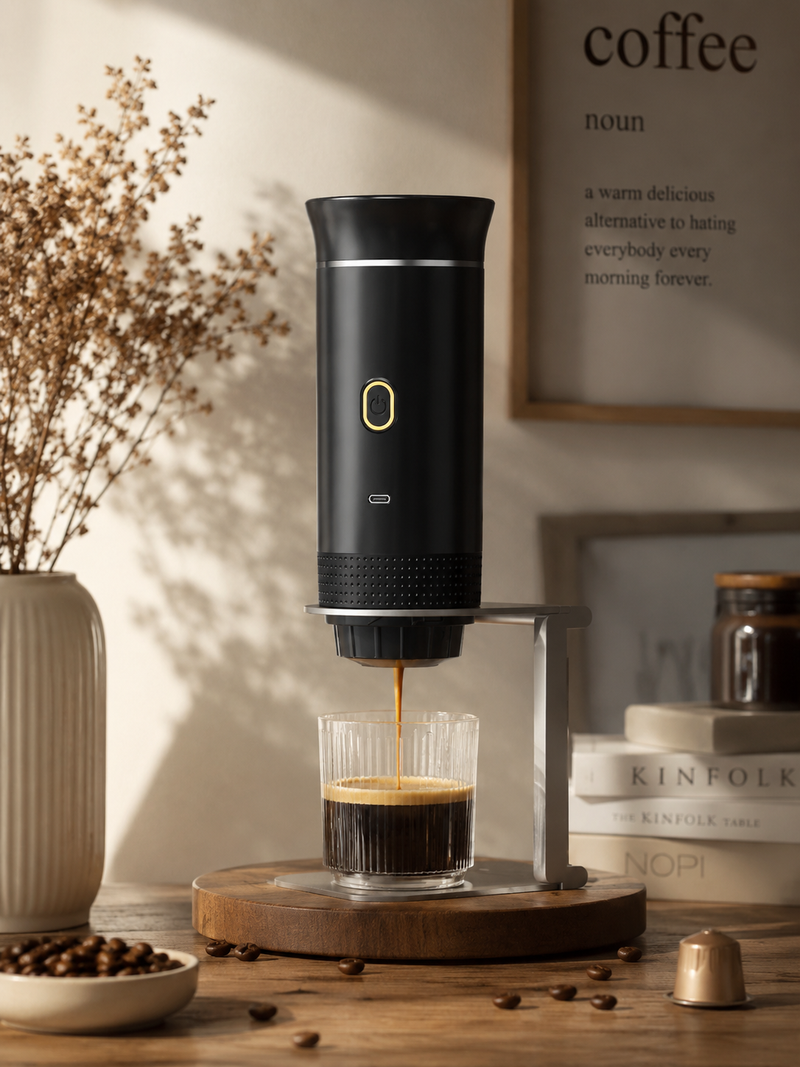Portable espresso maker
