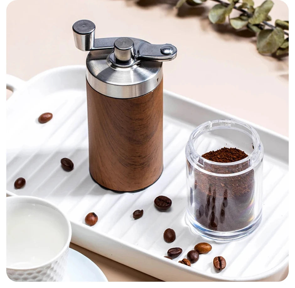 Aesthetic portable grinder for coffee beans