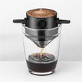 Portable filter coffee maker from stainless steel